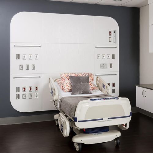 Unidad médica de cabecera horizontal - Form® - Modular Services Company - de pared / para unidad de cuidados intensivos / con luz