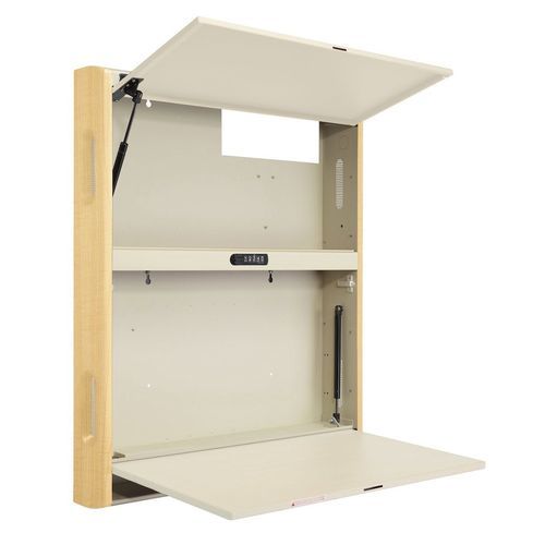 Estación de trabajo informática médica - WALLAroo® 6690 - Carstens - de pared / empotrable