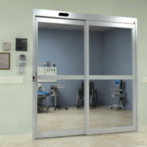 Puerta de protección - Profiler® Self-Closing IDS Series  - Horton Doors - de hospital / para sala blanca / corredera