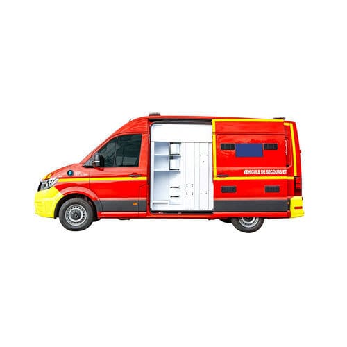 Ambulancia de salvamento - VSAV ORION MAN - Gruau - furgoneta / 4x4 / automática