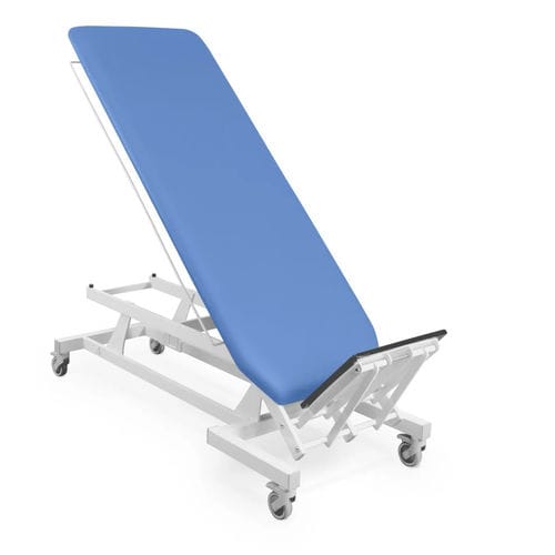 Mesa de verticalización de 1 sección - VERTIMO CLASSIC - Meden-Inmed - para terapia / eléctrica / con ruedas