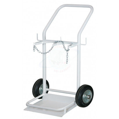 Carro portacilindros de gas - ART014AB - Carmeccanica S.r.l. - de hospital / para transporte / de 2 cilindros
