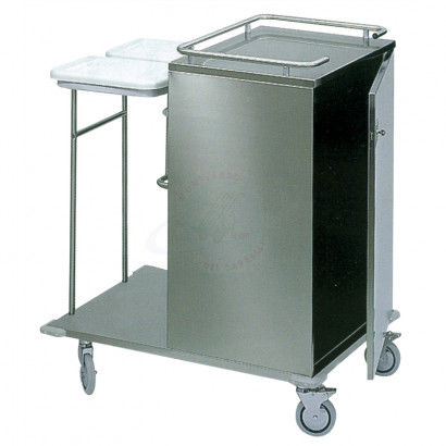Carro para bolsas de hospital - ARTOSF003 - Carmeccanica S.r.l. - de transporte / con 1 puerta / 2 bolsas