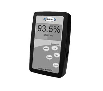 Analizador de oxígeno - OX200 - Mediaid Inc. - para dispositivos médicos / continuo / portátil