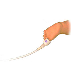 Sensor SpO2 dedo del pie - Mediaid Inc. - neonatal / de un solo uso / adhesivo