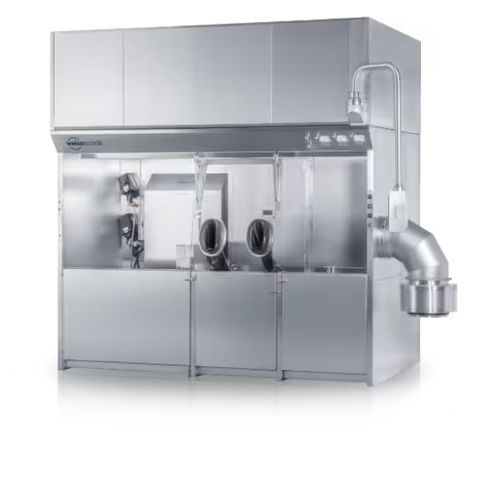 Cabina de limpieza para la industria farmacéutica - WIBObarrier - Weiss Technik - de pesaje / de muestreo / de contención