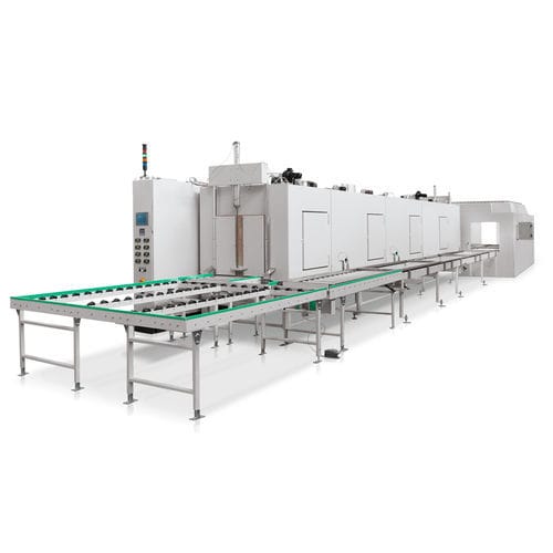 Transportador con cadena - Weiss Technik - para la industria farmacéutica / de pie / horizontal
