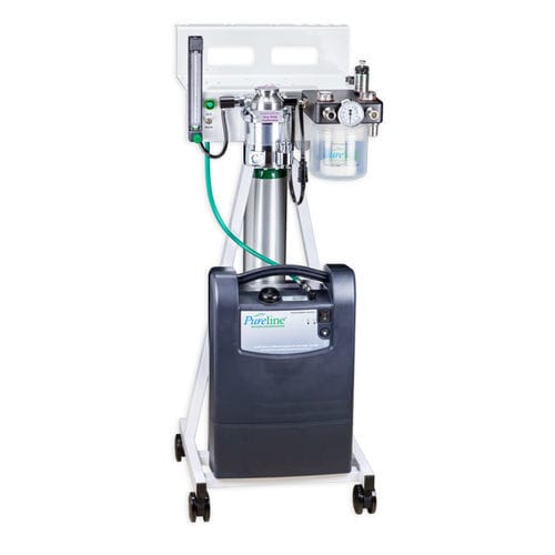 Estación de anestesia veterinaria en carro - Pureline® M6000 - Supera Anesthesia Innovations