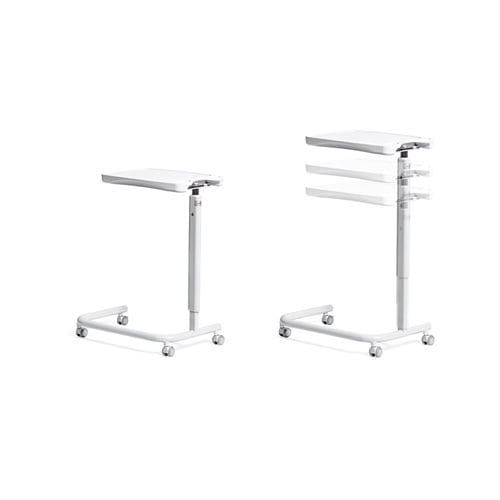 Mesa de cama neumática - Pronto - Mis Medical - con ruedas / de altura regulable