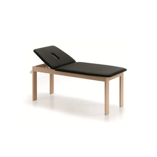 Mesa de exploración de cardiología - AM105 - Mis Medical - manual / con respaldo regulable / de altura fija