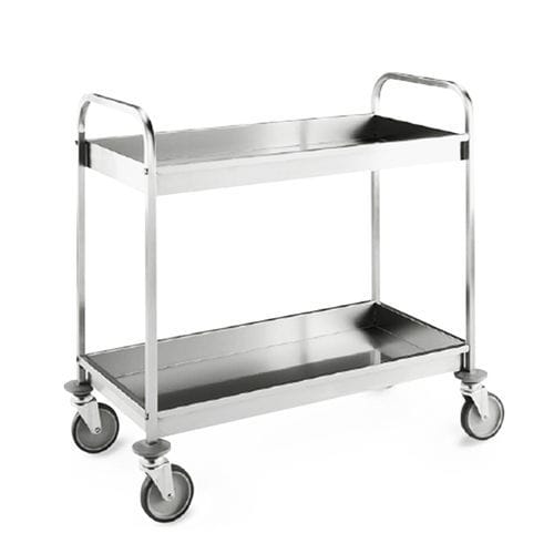 Carro médico - CC402 - Mis Medical - de uso general / para transporte / de acero inoxidable