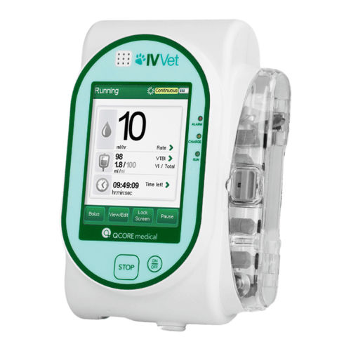 Bomba de infusión multiusos - Sapphire™ IVVet  - Q-Core - volumétrica / 1 vía / veterinaria