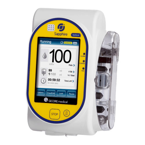 Bomba de infusión PCEA - Sapphire™  - Q-Core - ambulatoria / volumétrica / 1 vía