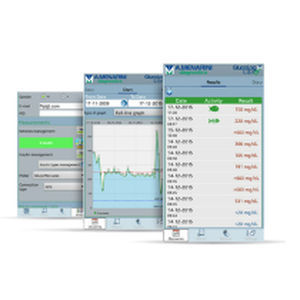 Aplicación Android de gestión de datos de pacientes - GlucoLog® Lite - Menarini Diagnostics