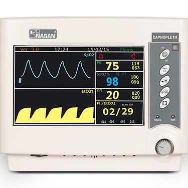 Monitor multiparamétrico portátil - Capnopleth - Nasan Medical Electronics - de frecuencia respiratoria / de frecuencia cardíaca / de capnografía