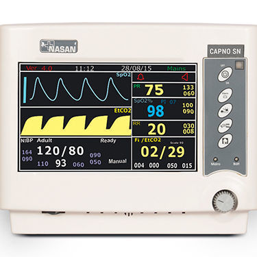 Monitor multiparamétrico portátil - Capno SN - Nasan Medical Electronics - de frecuencia respiratoria / de frecuencia cardíaca / de capnografía
