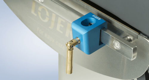 Fijador para mesa de operaciones de aluminio - CL1010 - Lojer