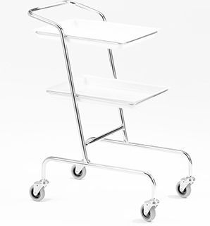 Carro médico - 255 - Lojer - para instrumental / para transporte / de servicio