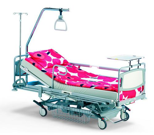 Cama de hospital - Merivaara Carena - Lojer - manual / Trendelenburg / con ruedas