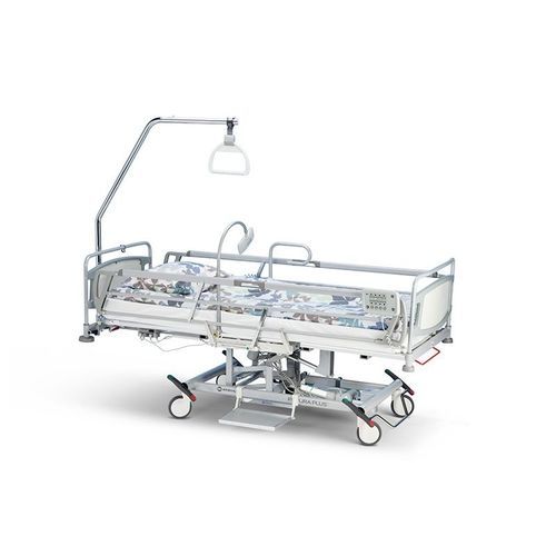 Cama de hospital - Merivaara Futura Plus  - Lojer - hidráulica / con ruedas / de 3 secciones