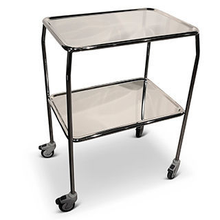 Carro médico - 3402 - Lojer - para instrumental / de servicio / de acero inoxidable