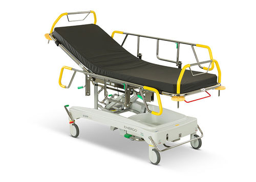 Carro camilla para traslado de pacientes - Merivaara Emergo - Lojer - de transferencia / de emergencia / de convalecencia