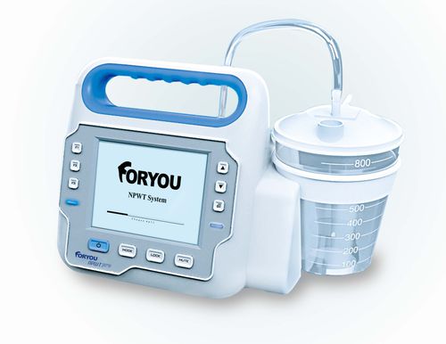 Sistema de terapia de presión negativa para heridas con batería - Foryou NPWT Pro  - 4L Health