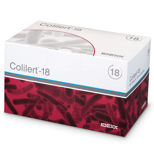 Prueba rápida para análisis de agua - Colilert-18 - Idexx Laboratories - Escherichia coli / de coliformes / para agua