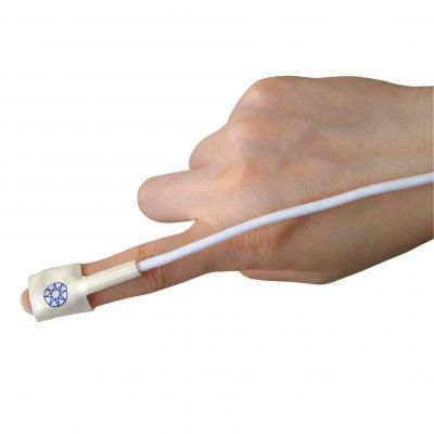Sensor SpO2 de dedo - ASDNR-N3 - Acare - de un solo uso / adhesivo / sin látex