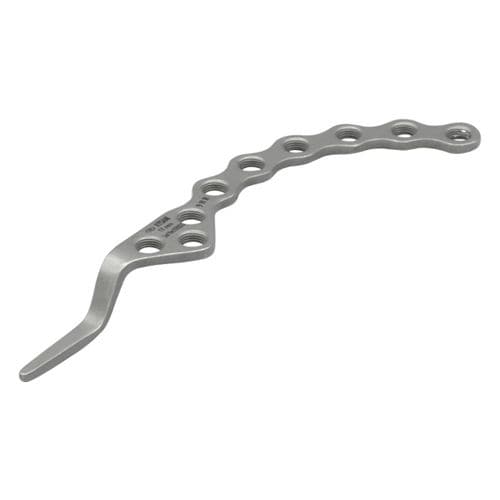 Placa de compresión para clavícula - A26009 series - Aysam Orthopaedics - bloqueada / metálica