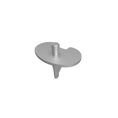 Bandeja tibial de platillo móvil - AK704TCMC0 series - Aysam Orthopaedics - cementada