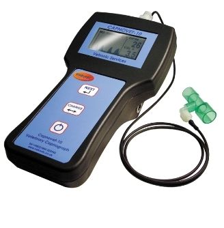 Monitor de paciente de mano - Capnovet-10 - Vetronic Services - etCO2 / veterinario