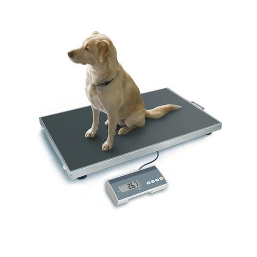 Balanza veterinaria electrónica - VWS 0505 - Bosche GmbH & Co.KG - para animales pequeños / plataforma / con pantalla LCD