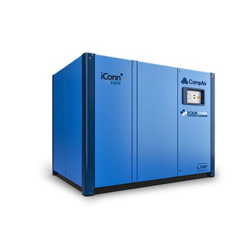 Sistema de compresión de aire médico - L160  - CompAir - radial / de engranaje / lubricado