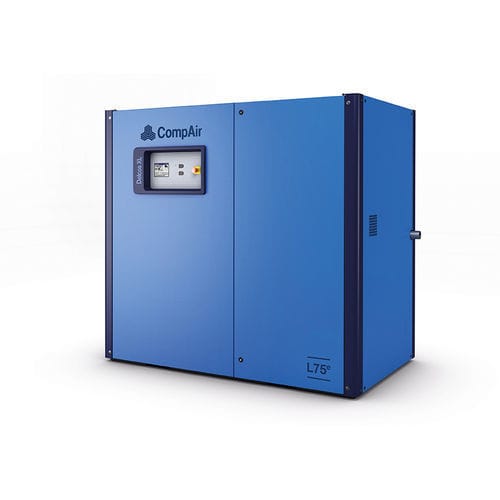 Sistema de compresión de aire médico - L75 series - CompAir - de tornillo / 1 unidad / lubricado