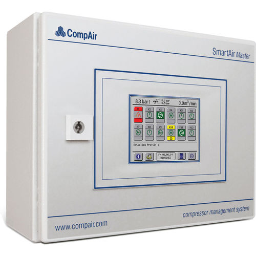 Sistema de monitorización de presión - SmartAir Master Plus - CompAir - médico / para central de tratamiento de aire / con pantalla táctil