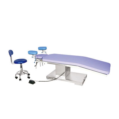 Mesa de operaciones para oftalmología - HE-607-A - Harbin Howell Medical - de ORL / hidráulica / con reposabrazos