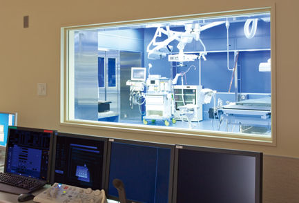Ventana de hospital - LX PREMIUM - Electric Glass Building Materials - de observación / de laboratorio / de protección radiológica