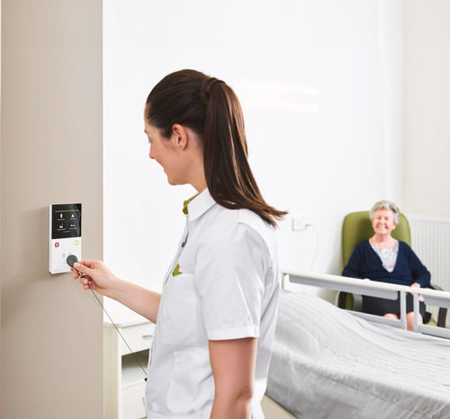 Sistema de llamada a enfermero teléfono - AQURA Essentials - Sostel - médico / para residencia de personas mayores