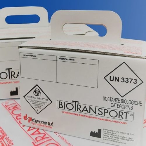 Contenedor para transporte - BioTransport - Dipromed - biológico / de un solo uso / doble