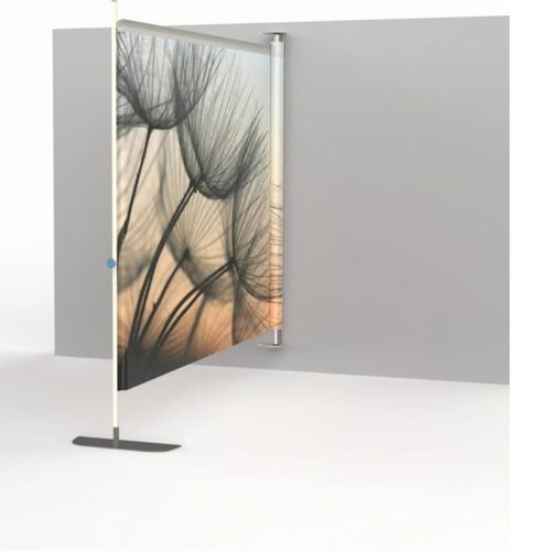 Biombo médico plegable - KwickScreen Kin - Nurture - Steelcase - de techo / 1 panel