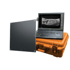Panel detector plano para radiografía veterinaria - DR wizard EZ  - Diagnostic Imaging Systems - portátil / inalámbrico / 17 x 17
