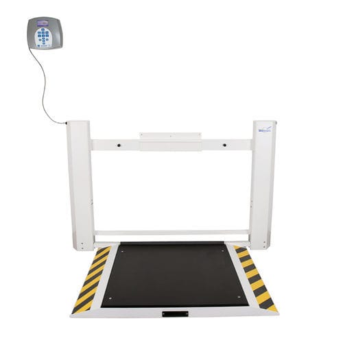 Báscula electrónica - 2900KL-AM - Health O meter Professional - para silla de ruedas / plataforma / con pantalla LCD