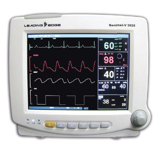 Monitor multiparamétrico compacto - Sentinel-V 3025i - Leading Edge - portátil / ECG / RESP