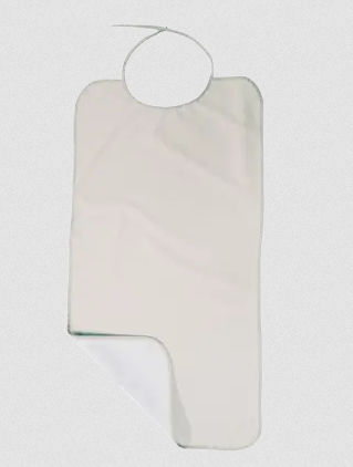Babero médico reutilizable - SANIPLUS PVC - Goflor® - para adulto / blanco