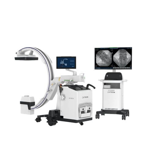 Arco quirúrgico móvil - EXTRON 5 - DRTECH - con sensor plano / con columna de vídeo / con monitor de vídeo integrado