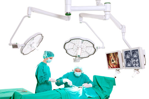 Brazo de soporte para monitor - S12 - ConVida Healthcare & Systems - para cirugía / de techo