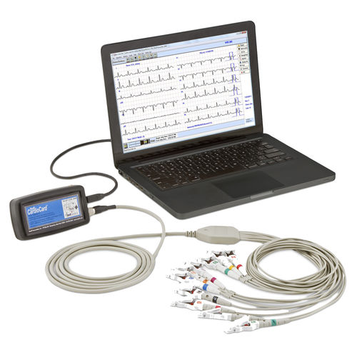Electrocardiógrafo USB - CardioResting™ - Nasiff Associates - para diagnóstico en reposo / 12 canales / 3 canales