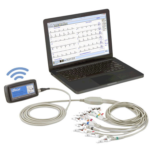 Electrocardiógrafo Bluetooth - CardioResting™ - Nasiff Associates - para diagnóstico en reposo / 12 canales / 3 canales