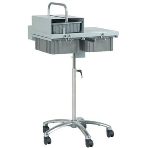 Carro de almacenamiento - 12K-JL - Med-Care Manufacturing - con cajón / de altura variable